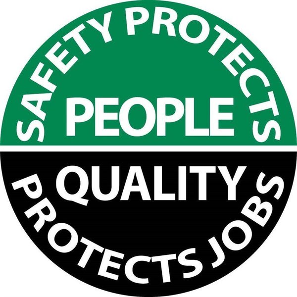 Nmc HARD HAT EMBLEM, SAFETY PROTECTS HH80